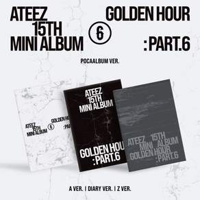 에이티즈 (ATEEZ) - 15TH MINI ALBUM [GOLDEN HOUR : Part.6][POCAALBUM][3종 SET]