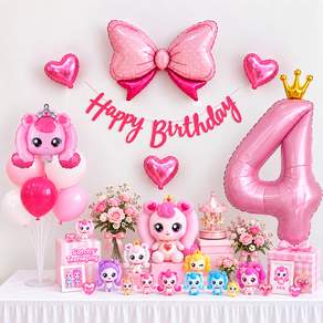 해피제이니 캐치티니핑 하츄핑 풍선 생일파티세트