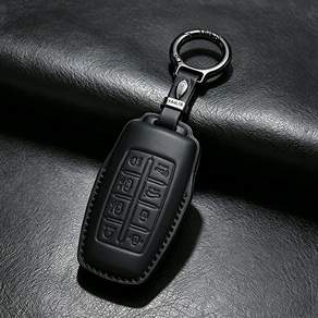 CABULE 제네시스 가죽 키케이스 커버 적용 G70 GV70 G80 GV80