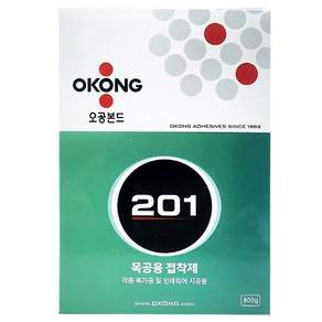 오공 본드 201 800g 목공 도배 장판 바닥재 접착제