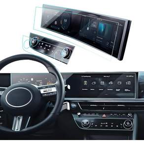 LANTU 2개 세트 유콘 나노 스크린 프로텍터 2023년형 GMC 데날리 10.2인치 차량 내비게이션 터치스크린 보호 필름 Ultimate HD 투명 기포 없음