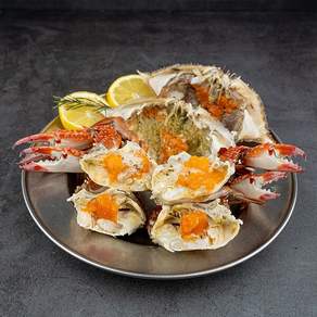 [자연맛남] 연평도 알배기 활 암꽃게 1kg(4-6미/빙장포장)