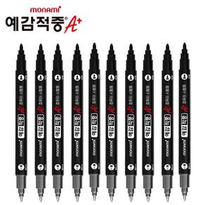 트윈컴퓨터용펜 예감적중A+(black:0.5) 모나미 ( OMR마킹펜 + 볼펜 )