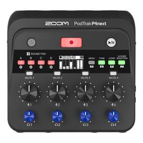 ZOOM P4next AI USB USB MTR P 줌 팟캐스트 레코더 경량 컴팩트 노이즈 리덕션 탑재 없음
