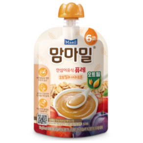 맘마밀 안심 이유식 퓨레 6개월부터