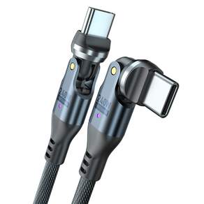 투에이비 PD 240W C to C 양방향 540도 초고속 충전 데이터 케이블