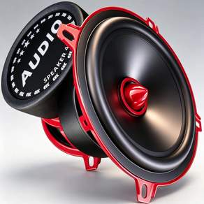 WdiYa 5.25인치 중저음 스피커 피크 출력 600W 자동차 및 오토바이 튜닝용-좌/우 2개 1셋트