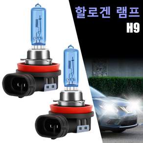 6000K 고휘도 백색 자동차 차량용 할로겐 전구