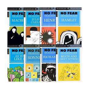 영문 유아도서SparkNotes No Fear Shakespeare 페이퍼백 8종 세트 Paperback (미국판) 9000000175903 2417136