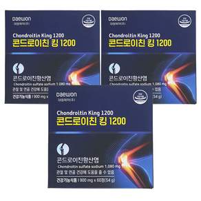 대원제약 콘드로이친 킹1200 부모님 관절 집중관리 프로그램 1개월분