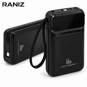 Raniz 노트북 대용량 보조배터리 30000mah 대용량 66W 고속충전