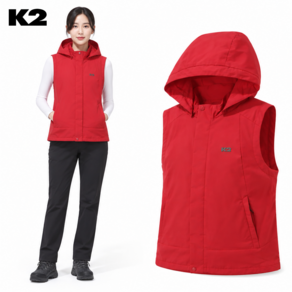 [정상가 129 000] K2 여성 베스트 스트레치 경량 후드 탈부착 보온성 가을 간절기 조끼 등산 일상 캠핑 조깅 산책 둘레길 아웃도어 상의