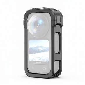 Insta360 X6 전용 콜드슈 유틸리티 프레임 케이스 버클형 셀피스틱 연결 1/4 충격방지 스크래치 예방
