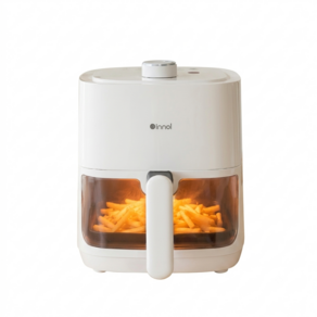 이놀 투명창 에어프라이어 2L 1인용 소형 미니 프리미엄 에어프라이기 air fryer