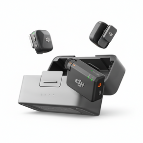 DJI 무선 Mic Mini TX 송신기 2p + RX 수신기 1p + 충전 케이스