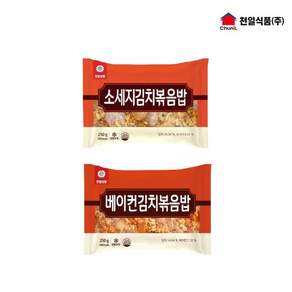 천일식품 볶음밥 베이컨김치 5봉+소세지김치 5봉