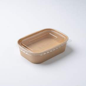 크라프트 사각용기 세트 580ml