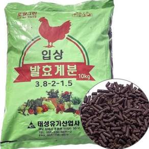 가축분 입상 발효계분 거름 조경 과수 퇴비) 10Kg(텃밭 79000EA 1EA