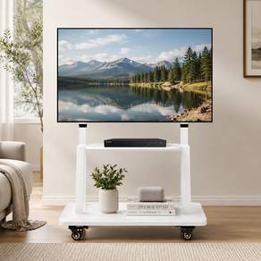 NewBoy 이동식 TV 스탠드 거치대 32~75인치 호환 최대 VESA 600x400mm