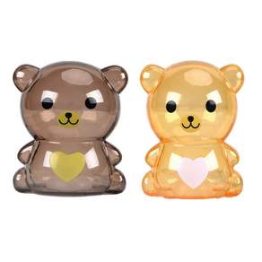 올댓문구 투명 Baby 곰돌이 저금통 세트