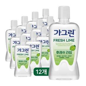 가그린 구강청결제 후레쉬 라임