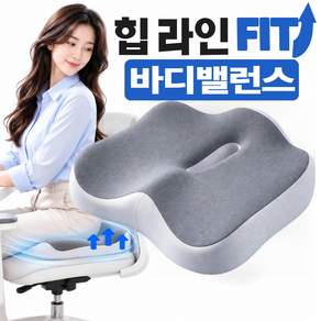 [제르덴] 바디밸런스 메모리폼 방석 자세교정 꼬리뼈 의자쿠션