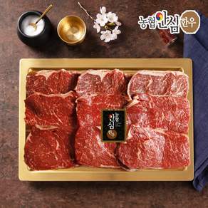 [농협안심한우] 등심 한우채반구이용5호 1.2kg