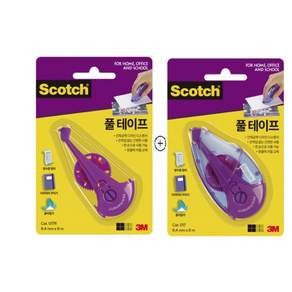 3M 스카치 풀테이프 017D 본품 + 017R 리필