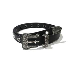 HOUSE ROCK CLUB CONTRY EYELET 벨트S 블랙