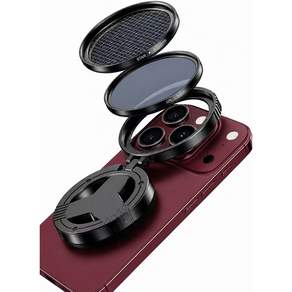 올슬랩 2in1 마그네틱 CPL 편광 STAR +8 52mm 스마트폰 카메라 렌즈 반사 필터