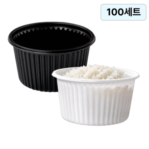 TY 전자렌지용 PP 105파이 중 튼튼한 다용도 국용기 밥용기 백색