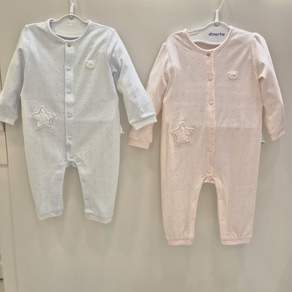 압소바 유아용 가을 데일리 보드라운 쌍둥이 우주복 신생아 나들이 출산 백일 선물 간단외출 가능