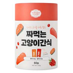 원더푸드 짜먹는 고양이 간식 60p