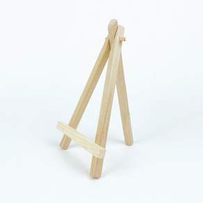 미니 나무이젤 탁상용 작품전시용 그림받침대 이젤 우드 원목/9x16cm