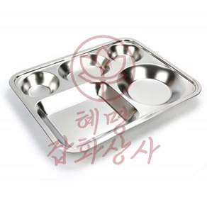 혜명잡화상사 보급형 타원3찬 스텐식판