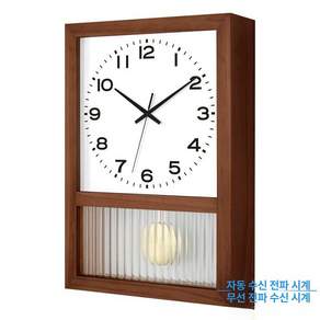 레트로 무소음 벽시계 빈티지 인테리어 시계 옛날