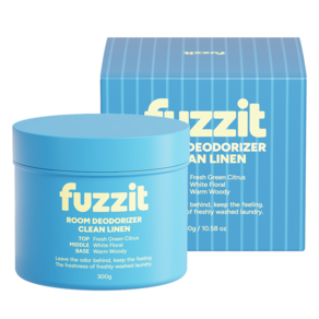 FUZZIT 퍼짓 고체 탈취제 화장실 집안 방 홀애비 실내 악취 냄새 탈취제 제거제 비건 반려동물 안심 클린린넨
