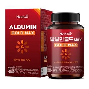 알부민 골드 MAX 식약청 인증 HACCP 4개월분