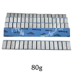 겨울철용 휠밸런스 웨이트 발란스납 붙이는납 100줄 (1줄/ 80g/ 5g+5g)
