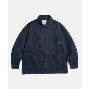 에스피오나지 espionage French Wide Work Jacket (Moleskin) Washed Navy