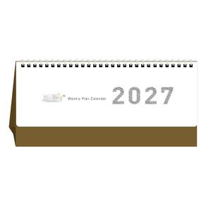 [탁상달력] 2027년 달력 주간캘린더 데스크 카렌다