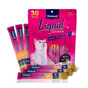 비타크래프트 리퀴드스낵 고양이 간식 치킨&타우린 15g X 30개