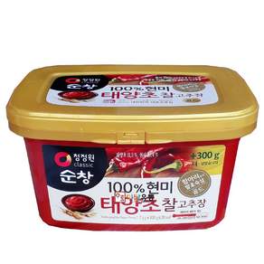 청정원 태양초찰고추장(현미100%) 1.7kg+300g