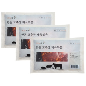 오늘차림 한돈 고추장 제육볶음 600g x 3ea