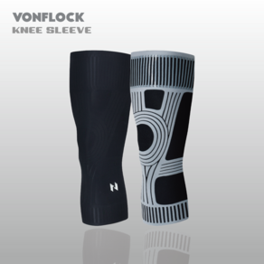 런투 본플럭 무릎 보호대 VONFLOCK 싱글/세트 니 슬리브 배드민턴 스포츠