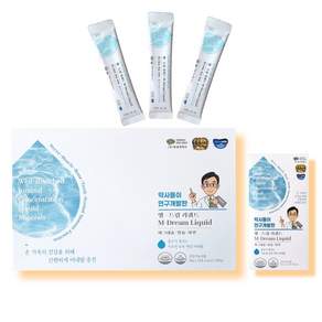 엠드림 리퀴드 액상미네랄 마그네슘 아연 유소아부터 성인까지 미네랄 건강식품(30gx60포)1박스