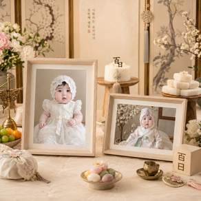 살림백과 인테리어 액자 우드 프레임 소담액자