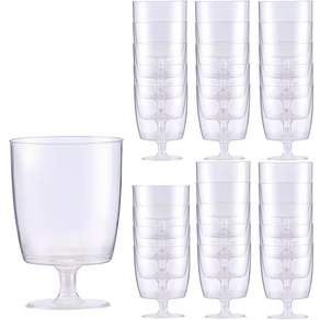 모던 플라스틱 와인잔, 210ml, 1개입, 30개