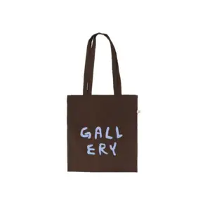 1011GALLERY 1011갤러리 갤러리 로고 에코 백 브라운