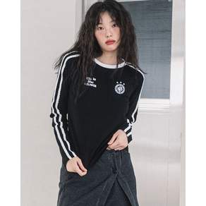 해비즘 HAVISM W LLF UNIFORM L/S TEE BLACK